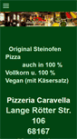 Mobile Screenshot of pizzeria-caravella-mannheim.de